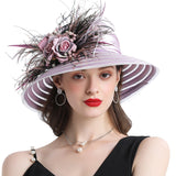 Big Hats Adult Cap Elegant and Generous Ladies' Cap Summer Ball Dome Big Brim Sun Hat