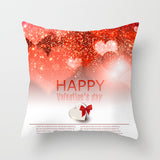 Valentine's Day Pillow Covers 4 Piece Random Styles Together Holiday Gift Home Ornament Pillow Cushion Cover Love Pillow
