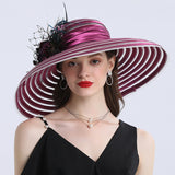 Big Hats Fashion Personalized Flower Broad-Brimmed Hat Temperament Sunshade