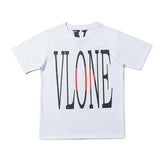 Vlone Men'S Short Sleeve Plus Size Crew Neck Casual Summer Tshirt