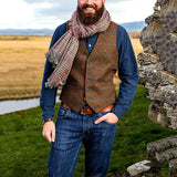 Mens Winter Coats Man Fall Outfits Mens Dress Vests Autumn Winter V-neck Single Breasted Vest Man