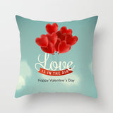 Valentine's Day Pillow Covers 4 Piece Random Styles Together Holiday Gift Home Ornament Pillow Cushion Cover Love Pillow