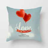 Valentine's Day Pillow Covers 4 Piece Random Styles Together Holiday Gift Home Ornament Pillow Cushion Cover Love Pillow