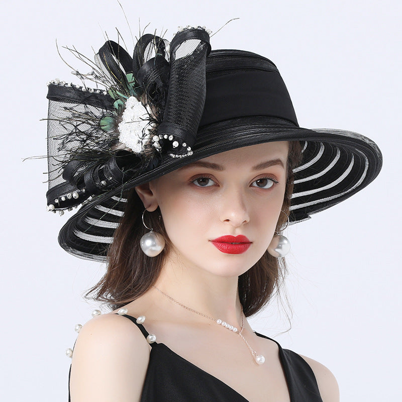 Big Hats Women's Fashionable Casual Vacation Breathable Elegant Hat