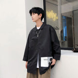 Men's Shirts Loose 3/4 Sleeve