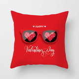 Valentine's Day Pillow Covers 4 Piece Random Styles Together Holiday Gift Home Ornament Pillow Cushion Cover Love Pillow
