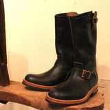 Western Shoes Mid-Calf Versatile Casual Fashion Men's Boots