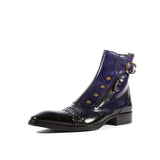 Western Shoes Retro Men's Short Boots Oversized