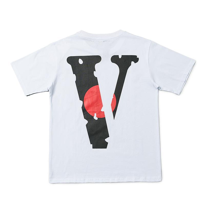 Vlone Men'S Short Sleeve Plus Size Crew Neck Casual Summer Tshirt