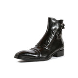 Western Shoes Retro Men's Short Boots Oversized