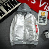 Varsity Jacket Autumn And Winter Leather Men'S Hooded Jacket Women