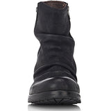 Western Shoes Fashion round Toe Retro Side Zipper Chunky Heel Casual Men's Short Boots