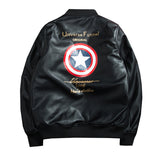 Varsity Jacket Autumn And Winter Leather Men'S Hooded Jacket Women