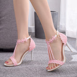 Nude Heels for Wedding Sandals