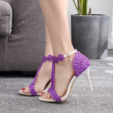 Nude Heels for Wedding Sandals