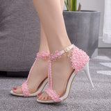 Nude Heels for Wedding Sandals
