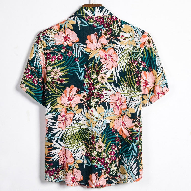 Camp Collar Shirt Casual Loose Shirt
