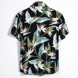 Camp Collar Shirt Short Sleeve Printed Shirt