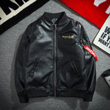 Varsity Jacket Autumn And Winter Leather Men'S Hooded Jacket Women