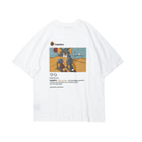 Tom And Jerry T Shirt Cartoon Cat And Mouse Loose