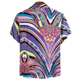 Camp Collar Shirt Floral Print Short Sleeve Shirt