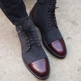 Western Shoes Fabric Thin Strap Versatile Casual Men