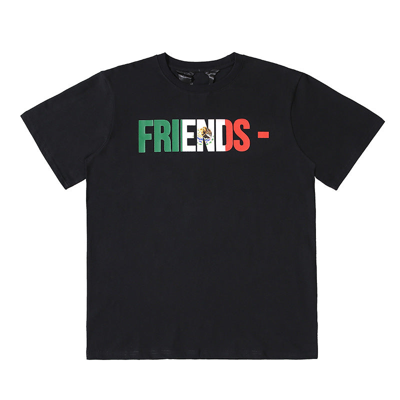 Vlone Mexico Friends Shirt Vlone Men 'S Short Sleeve T-Shirt
