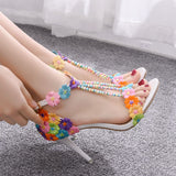 Nude Heels for Wedding Sandals