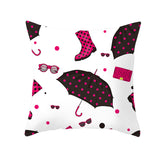 Valentine's Day Pillow Covers 4 Piece Random Styles Together, Holiday Gift Sofa Cushion Cushion Cover