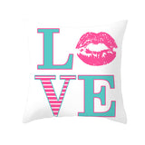 Valentine's Day Pillow Covers 4 Piece Random Styles Together, Holiday Gift Sofa Cushion Cushion Cover