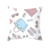 Valentine's Day Pillow Covers 4 Piece Random Styles Together, Holiday Gift Sofa Cushion Cushion Cover
