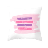 Valentine's Day Pillow Covers 4 Piece Random Styles Together, Holiday Gift Sofa Cushion Cushion Cover