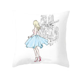 Valentine's Day Pillow Covers 4 Piece Random Styles Together, Holiday Gift Sofa Cushion Cushion Cover