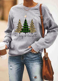 Merry and Bright Sweatshirts Carney Merry and Bright Printed Long Sleeve Bathroom