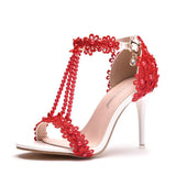 Nude Heels for Wedding Sandals