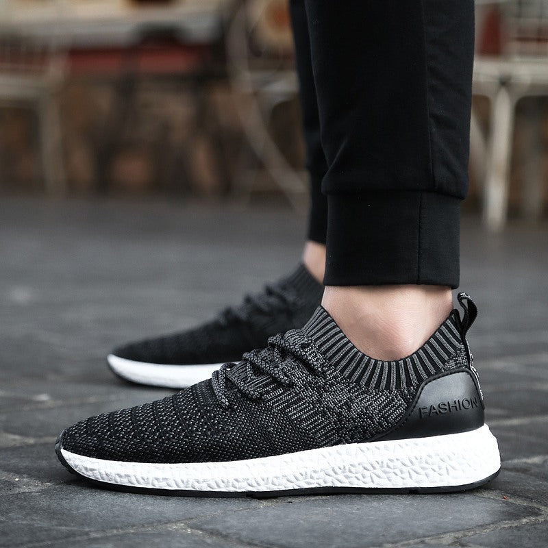 Men Sneakers Men Walking Shoes for Jogging Breathable Lightweight Shoes Men's Shoes Sports Flying Woven Men's Shoes
