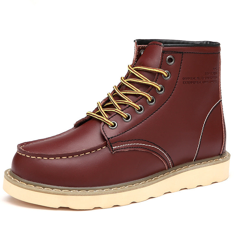 Men's Boots Work Boot Men Casual Hiking Boots Dr. Martens Boots Large Size Men's Autumn and Winter
