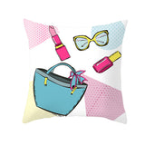 Valentine's Day Pillow Covers 4 Piece Random Styles Together, Holiday Gift Sofa Cushion Cushion Cover