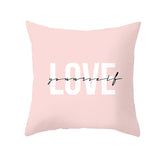 Valentine's Day Pillow Covers 4 Piece Random Styles Together, Holiday Gift Sofa Cushion Cushion Cover
