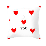 Valentine's Day Pillow Covers 4 Piece Random Styles Together, Holiday Gift Sofa Cushion Cushion Cover