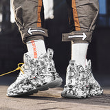 Men Sneakers Men Walking Shoes for Jogging Breathable Lightweight Shoes Trendy Casual Sneakers Men