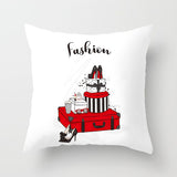 Valentine 'S Day Pillow Covers 4 Piece Random Styles Together Holiday Home Sofa Cushion Cushion Cover