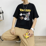Tom And Jerry T Shirt Cat And Mouse Cartoon Print