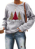 Merry and Bright Sweatshirts Carney Merry and Bright Printed Long Sleeve Bathroom