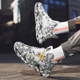 Men Sneakers Men Walking Shoes for Jogging Breathable Lightweight Shoes Trendy Casual Sneakers Men