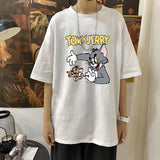 Tom And Jerry T Shirt Cat And Mouse Cartoon Print