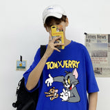 Tom And Jerry T Shirt Cat And Mouse Cartoon Print