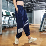 Sweat Wicking Pants Loose Tappered High Top Sports Yoga