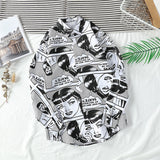 Men's Shirts Printed Shirt Long Sleeve Loose