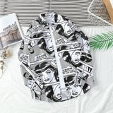 Men's Shirts Printed Shirt Long Sleeve Loose